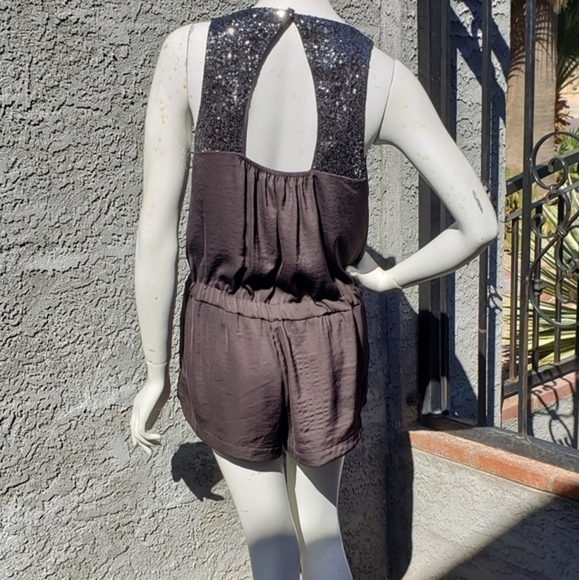 Rebecca Taylor steel sequin romper, - Picture 15 of 15
